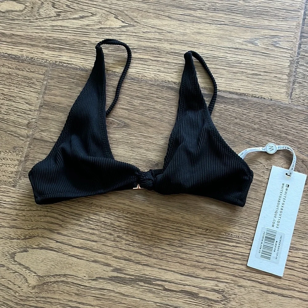 NWT White Fox Hacienda Bikini Top - Picture 2 of 4